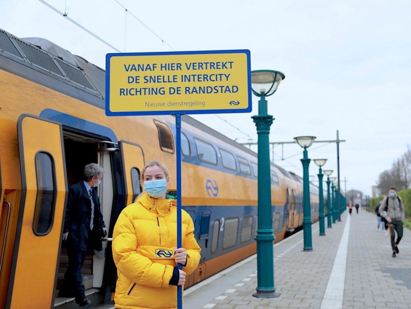 Vanuit Zeeland ben je nu nog sneller in de Randstad. (Foto: NS)