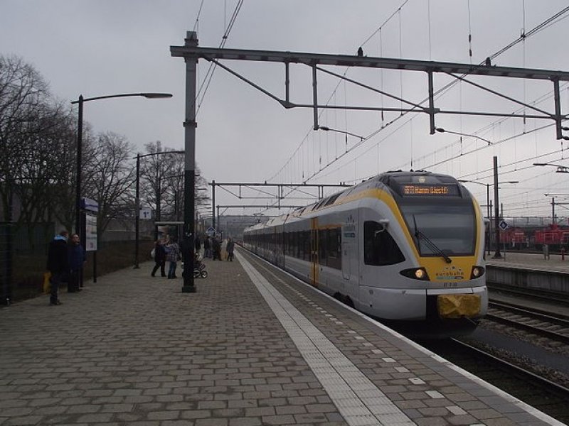 De Eurobahn die rijdt totdat Arriva van start kan gaan met de nieuwe treindienst. (Foto: Smiley.toerist)