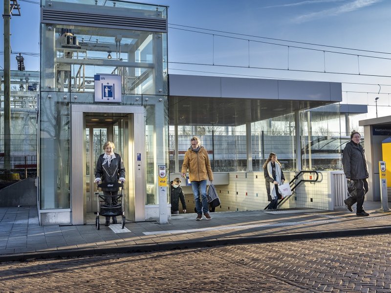 Het vernieuwde station Driehuis (Foto: NS)