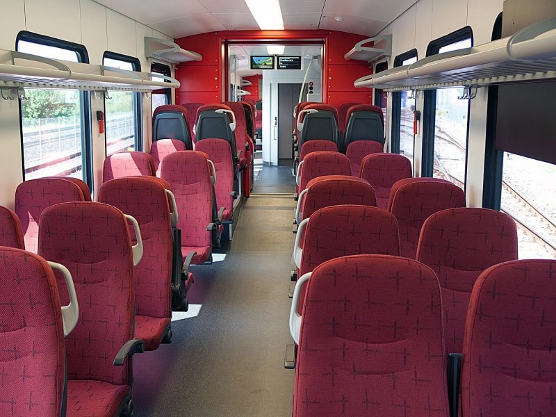 Het interieur van de Flirt (Foto: Stadler Rail)