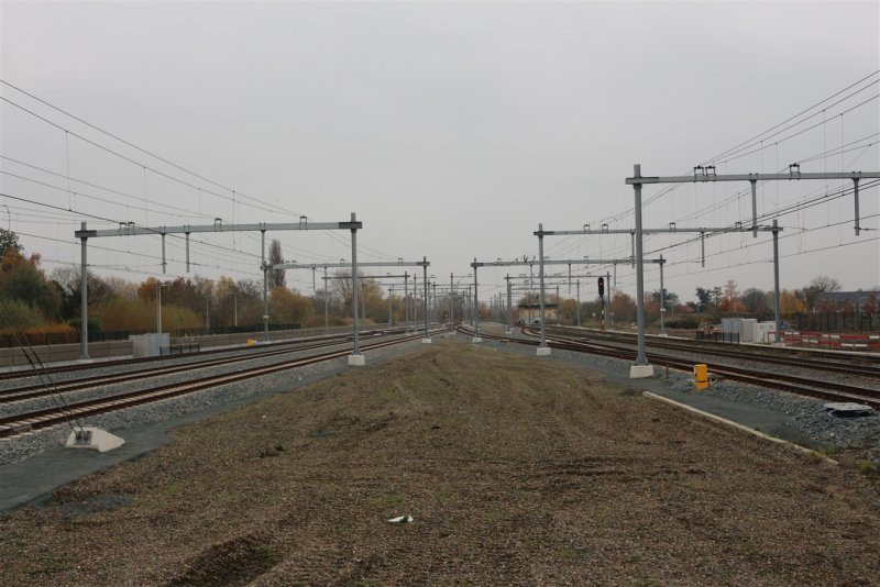 De sporen bij Geldermalsen zijn nu rechtgetrokken voor nog meer capaciteit.