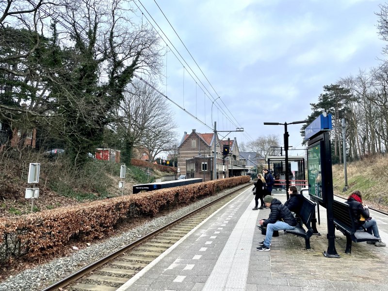 Het station van Overveen is het meest gewaardeerde station van 2021. (Foto: NS / Arno Leblanc)