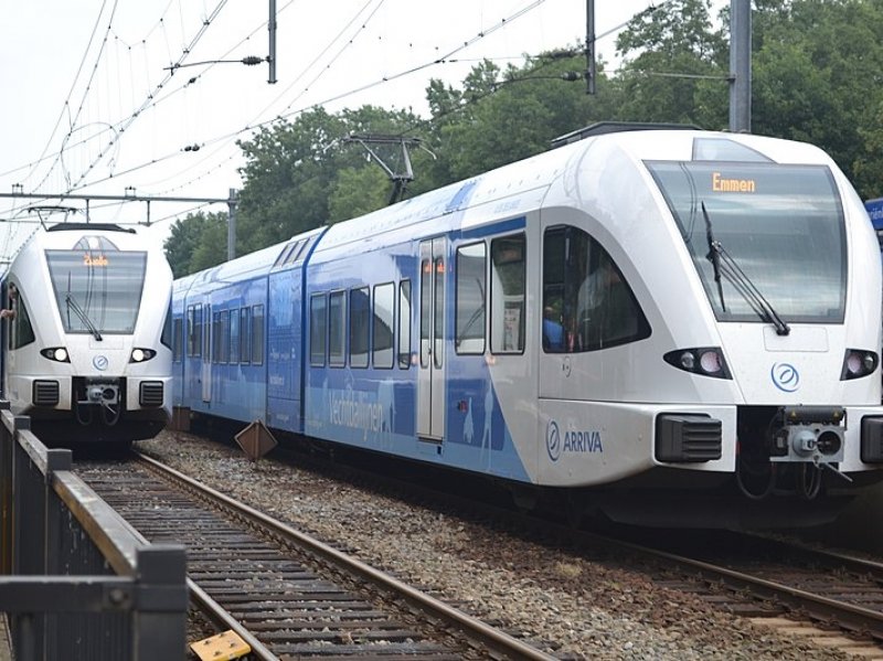 De Vechtdallijn bij Marinberg (Foto: Alfenaar)