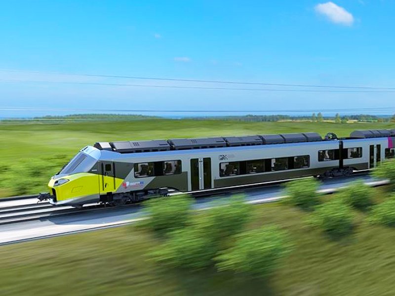 Het ontwerp van de Coradia Stream voor de STA (Foto: Alstom)