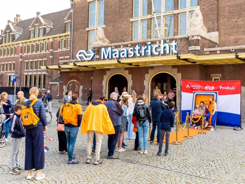 De NS kijkt terug op een gezellige Koningsdag. (Foto: Maurice Vinken / NS)