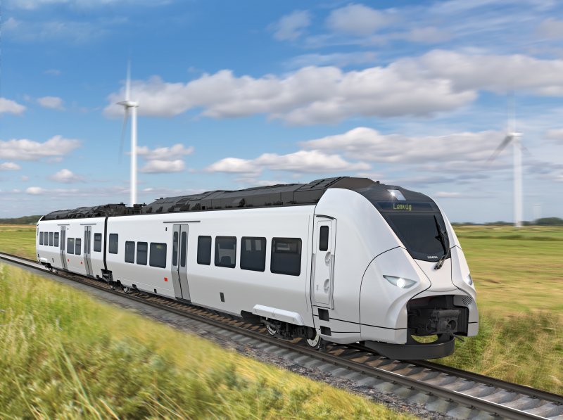 Een concept-art van de Mireo. De kleurstelling zal nog bepaald worden. (Foto: Siemens Mobility)