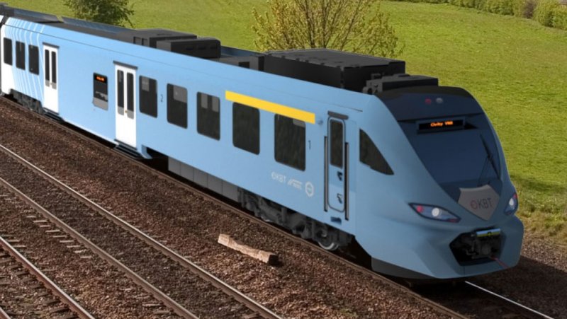 Het model van de Civity van CAF die enigzins afwijkt met het SNG-model van NS. (Foto: VRR)