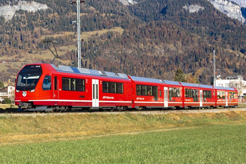 De Capricorn treinstellen die zullen worden ingezet bij de recordpoging. (Foto: Thomas Naas)
