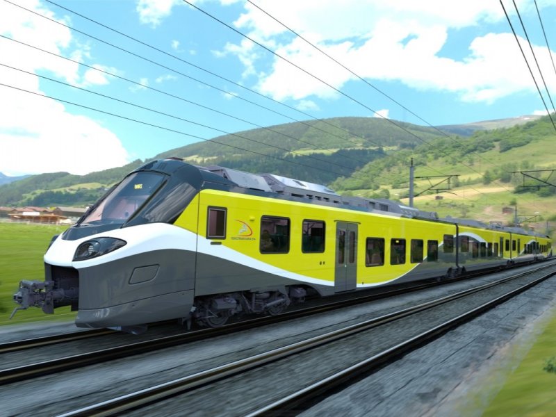 De Alstom Coradia Stream voor het Italiaanse Ferrotramviaria. (Foto: Ferrotramviaria S.p.A)