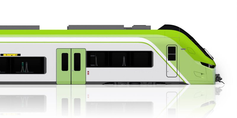 Het front van de trein lijkt veel op die van de X’Trapolis voor het Spaanse Renfe. (Foto: Alstom)