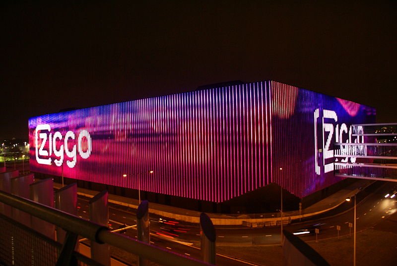 Het Ziggo Dome nabij Amsterdam Bijlmer ArenA. (Foto: Shirley de Jong)