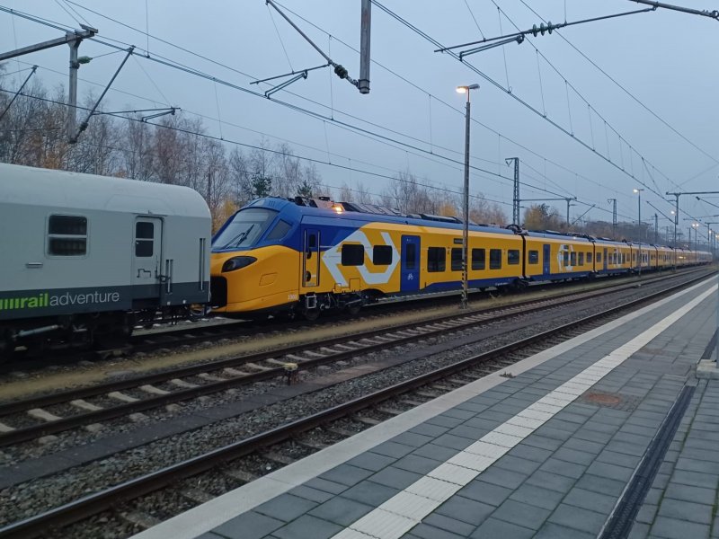 De ICNG-B tijdens aankomst in Bad Bentheim (Foto: Daan van den Brink)