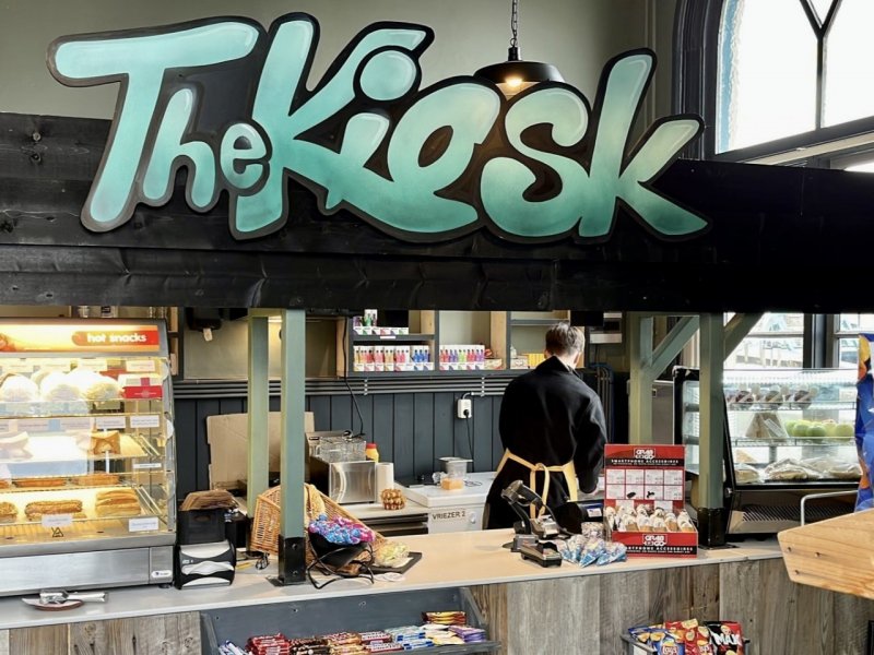 De nieuwe zaak The Kiosk op station Middelburg. (Foto: NS)