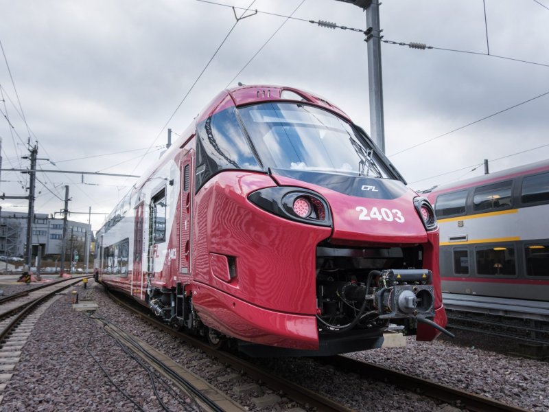 De Alstom Coradia Stream HC voor het Luxemburgse CFL. (Foto: CFL)