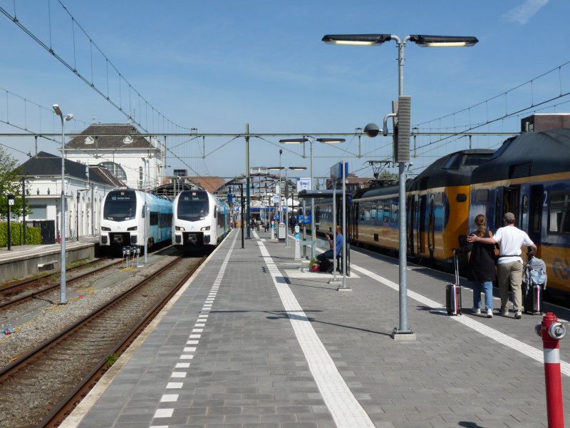 De sporen op station Leeuwarden. (Foto: Smiley.toerist)