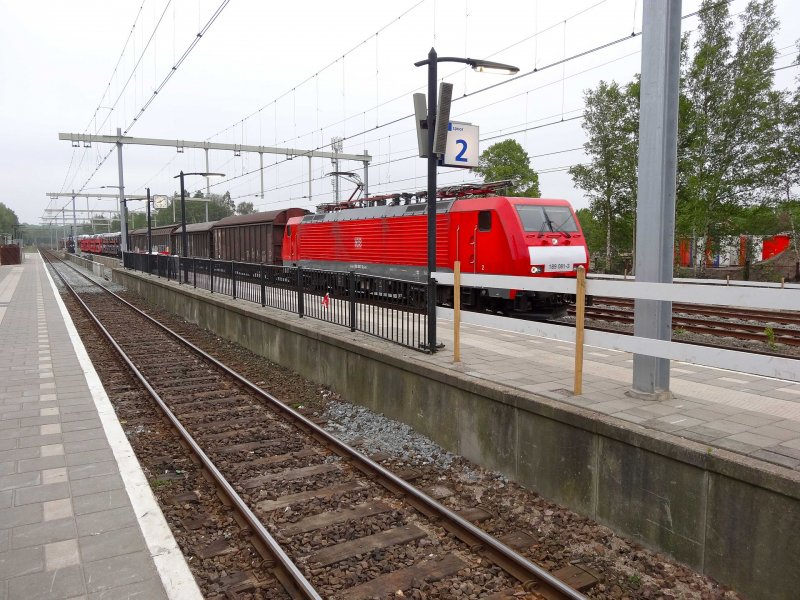 Het station van Oldenzaal krijgt een extra spoor en een perron. (Foto: Gouwenaar)