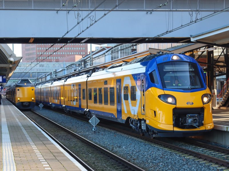 De nieuwe ICNG-B die vanaf eind 2024 door de NS ingezet moet worden als de IC Brussel. (Foto: Roel Hemkes)