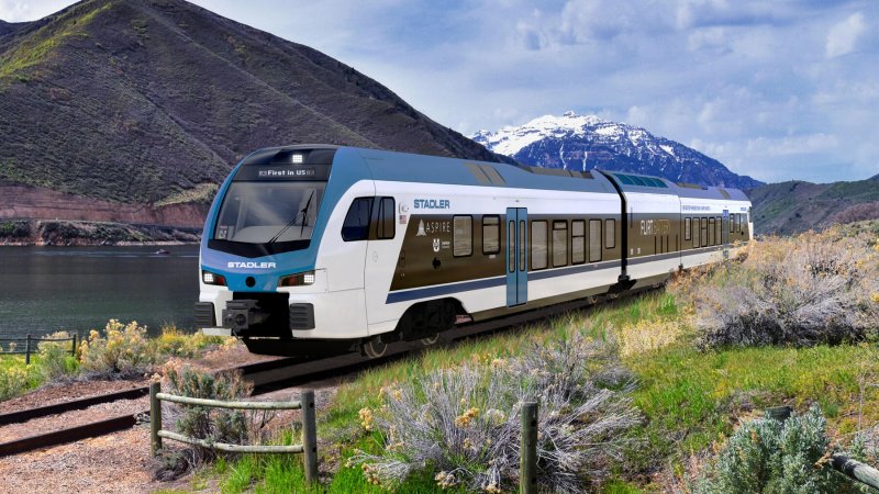 Een concept-design van de Flirt Akku voor Amerika. (Foto: Stadler)