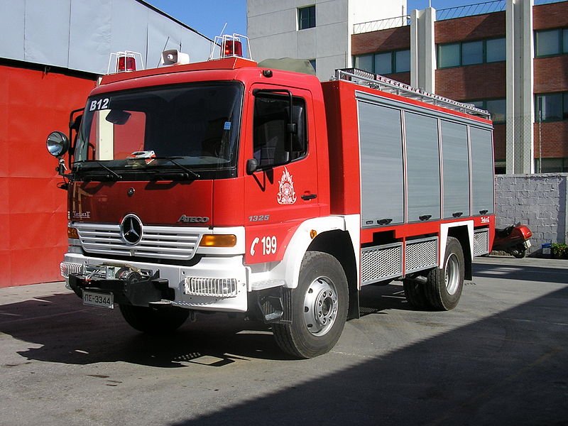 Een archieffoto van een Griekse brandweer. (Foto: Konstantinos Stampoulis)