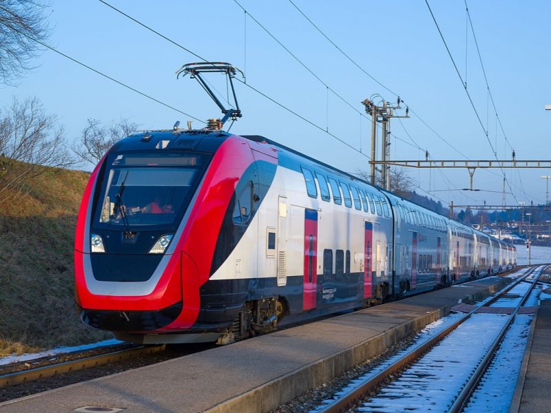 De Twindexx van de SBB die voorheen een slechte start maakte. (Foto: David Goebler)