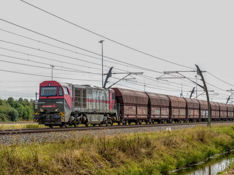 Een archieffoto van een kolentrein. Dit is niet de trein uit het artikel. (Foto: Rob Dammers)