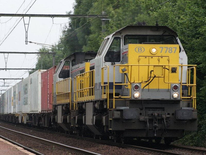 De 'Vlaamse Reuzen' tijdens hun werk in Belgi. (Foto: Maurits90)