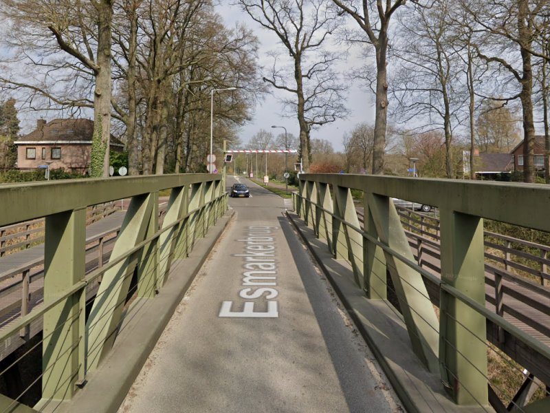 De Esmarkerbrug in Enschede (Foto: Google Maps)