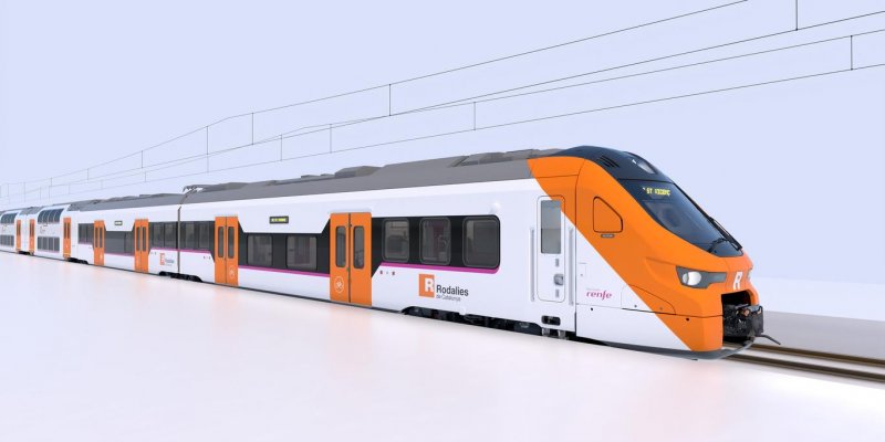 Het ontwerp van de trein die voor beide regio's voor de indeling gelijk is. (Rechten: Alstom)