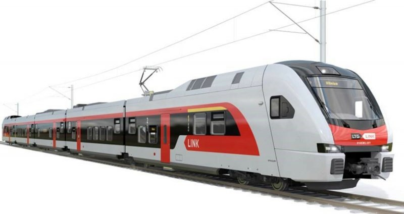 De elektrische versie van de Flirt voor LTG Link. (Foto: Stadler/LTG Link)