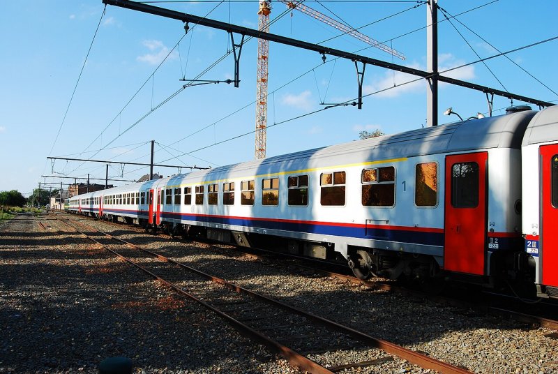 De I10 rijtuigen van de NMBS. (Foto: Snipersnoop)