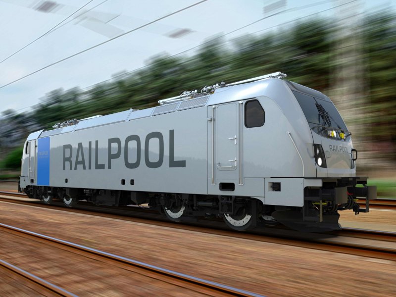 Een impressie van de nieuwe Alstom Traxx 3 locomotieven voor RailPool. (Foto: Alstom SA)