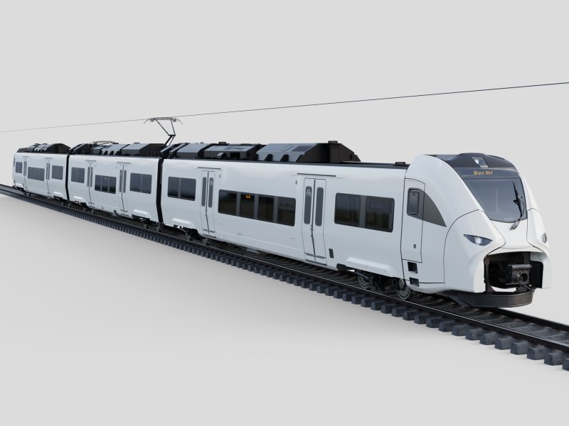 De kleurstelling voor de nieuwe treinstellen voor de ÖBB zijn nog niet bekend. (Foto: Siemens Mobility)