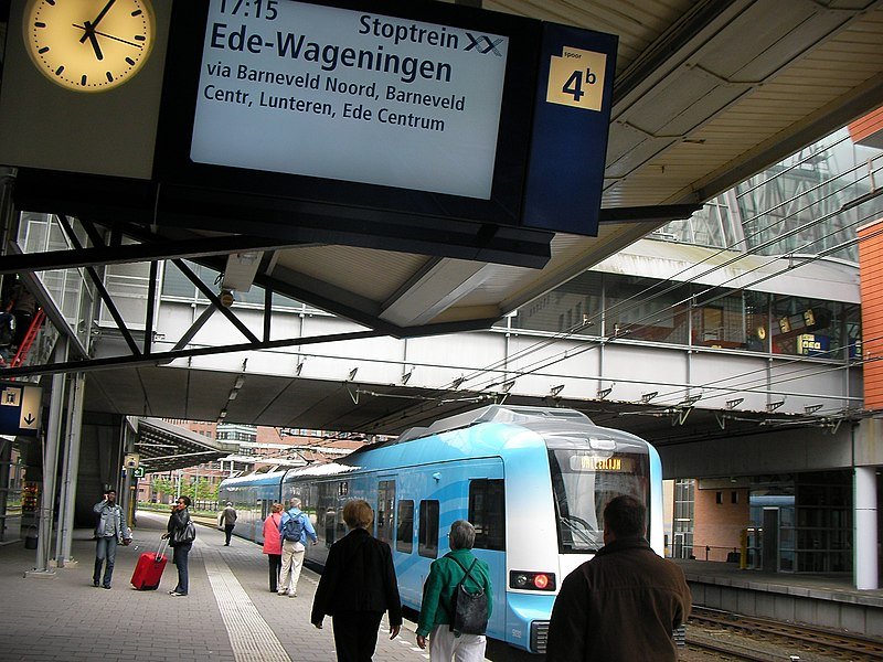 Komend weekend rijden er geen treinen van en naar Amersfoort vanwege onderhoud aan de sporen. (Foto: Cquarles)