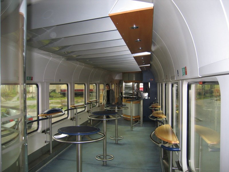Een restauratierijtuig van de Deutsche Bahn. (Foto: Luxury Train Club)