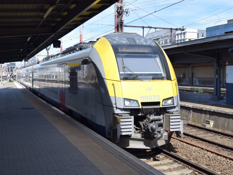 Op woensdag en donderdag rijden er minder treinen in Belgi door een omvangrijke twee-daagse staking. (Foto: Thijs Nuis)