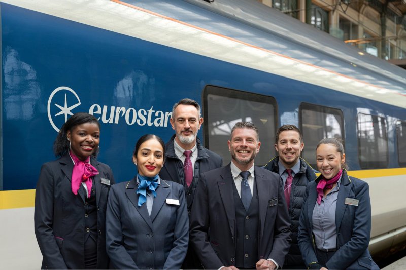 Eurostar heeft nieuwe uniformen voor het personeel gepresenteerd. (Foto: Eurostar)