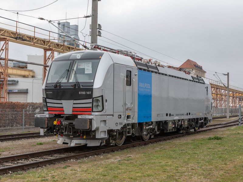 Een van de leveringen van Siemens aan leasemaatschappij Railpool. (Foto: Siemens Mobility)