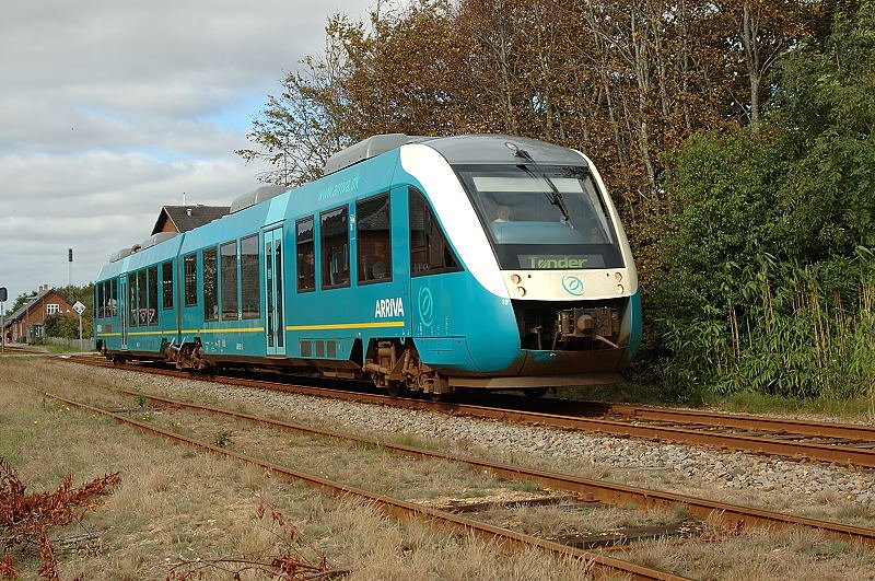 Ook was de LINT een bekende verschijning bij Arriva in Denemarken. (Rechten: Niels Karsdorp)