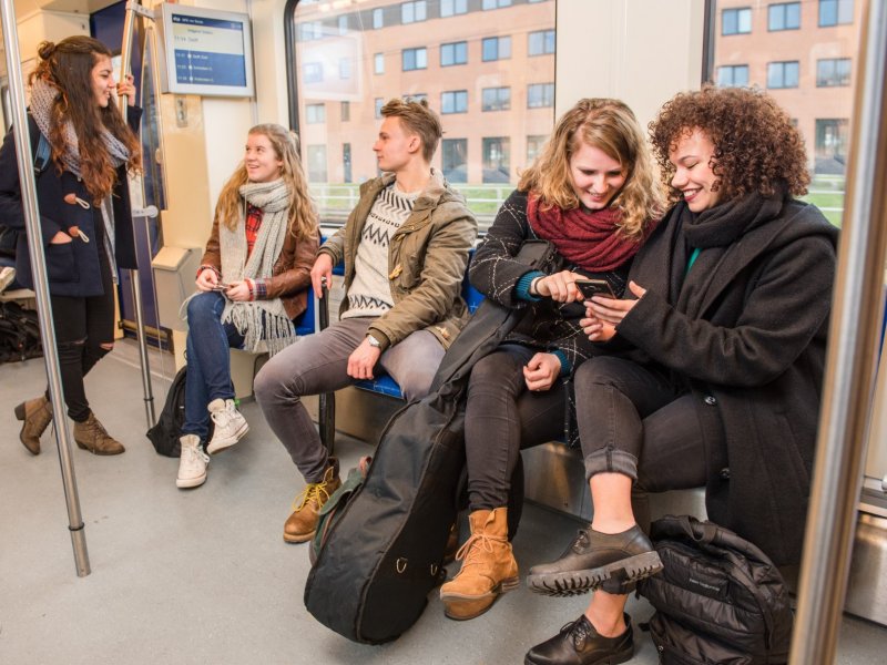 Het idee 'RailConnect' heeft de wedstrijd gewonnen om het treinreizen te verbeteren. (Foto: NS)