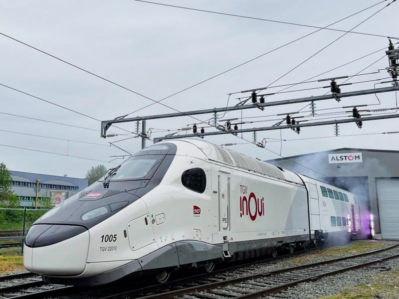 De presentatie van de nieuwe generatie TGV die bij de SNCF zal gaan rijden. (Foto: SNCF)
