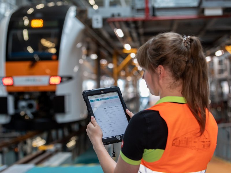 De nieuwe werkplaats zal 'digitaal aangedreven' worden om onderhoud makkelijk uit te voeren. (Foto: Siemens Mobility)