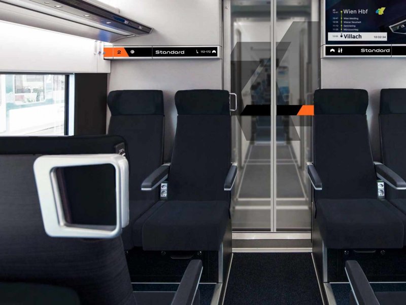 De tweede klas coup. (Foto: Stadler Rail)