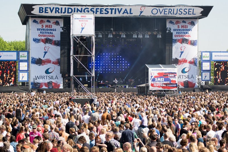 Een archiefbeeld van een bevrijdingsfestival. (Foto: Nummer 12 (Creative Commons))