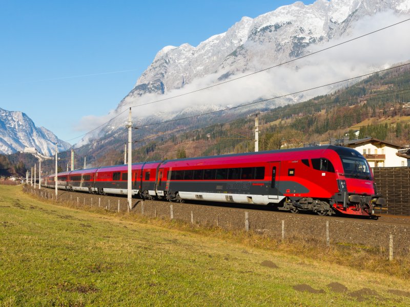 De eerste generatie Railjet van de ÖBB. (Foto: Liberaler Humanist/Wikimedia Commons)