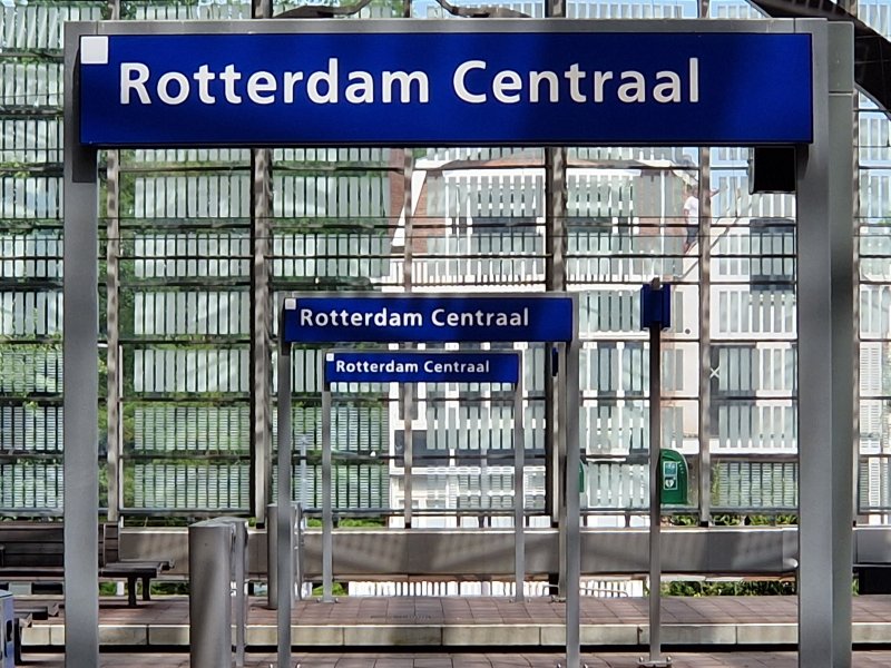 Het station gaat in de periode van zaterdag 24 en zondag 25 mei op slot vanwege werkzaamheden. (Foto: Treinenweb)