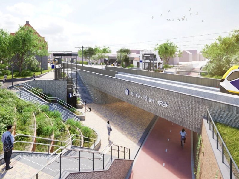 Gemeente Gilze-Rijen presenteert nieuw ontwerp voor station en omgeving