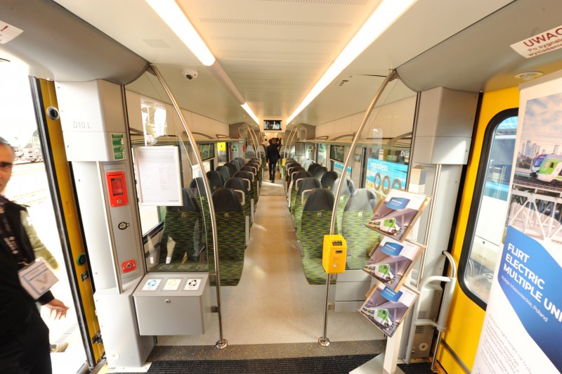 Het interieur van de trein. (Rechten: Bahn-Journalist)