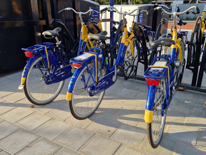 Vanwege een verstoring kunnen er momenteel geen ov-fietsen verhuurd worden. (Foto: Clayweb / Treinenweb)