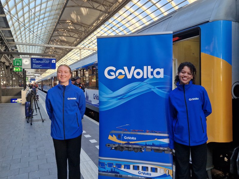 GoVolta is de eerste internationale open-toegang vervoerder die overdag rijdt. (Foto: Treinenweb/Clayweb)