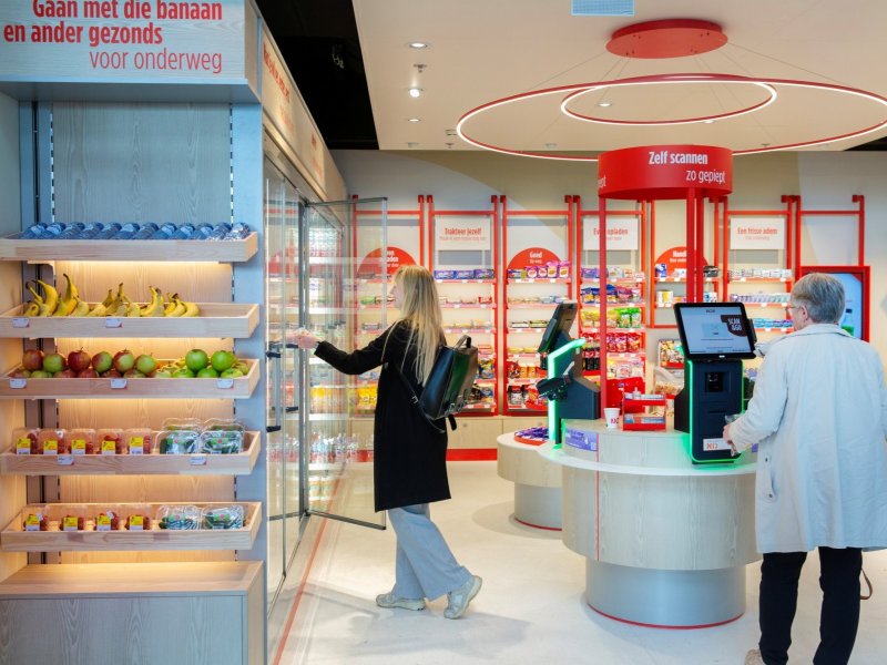 De nieuwe Kiosk van NS heeft een duurzaam karakter. (Foto: NS)